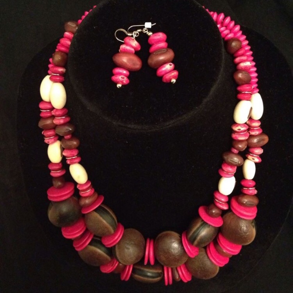 Necklace and earrings set - Picture 2 of 2